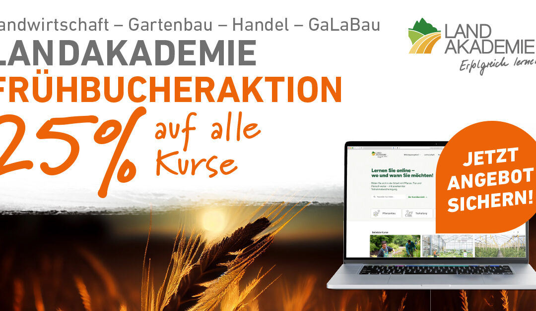 Frühbucherrabatt: Sachkundenachweis Pflanzenschutz!